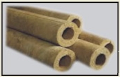 Resin Bonded Rockwool Pipe Section